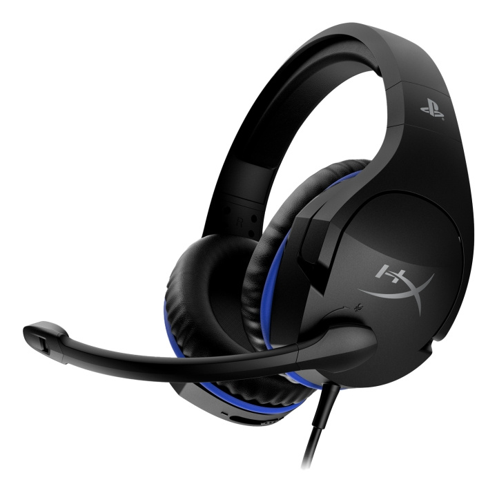 HyperX Cloud Stinger Gaming-hodesett for PS5, svart/blå i gruppen Elektronikk / TV-spill & tilbehør / Sony PlayStation 5 / Tilbehør hos TP E-commerce Nordic AB (C16488)