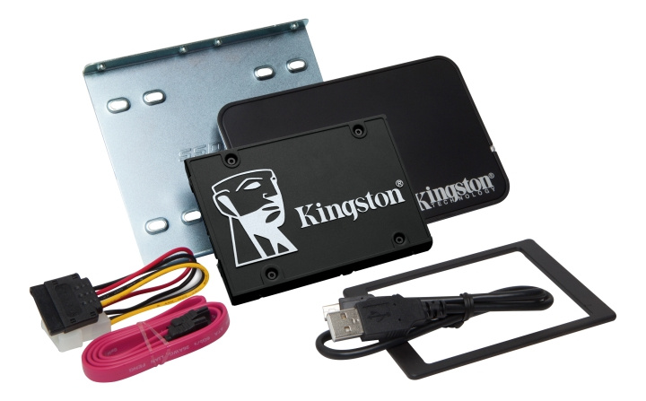 Kingston KC600 SATA SSD-pakke, 512 GB, 2,5