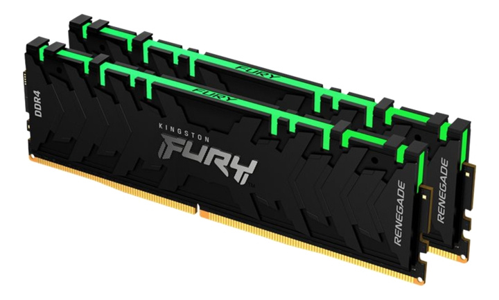 Kingston 16 GB 3200 MHz DDR4 RAM med CL16 DIMM (sett med 2) FURY Renegade RGB i gruppen Datautstyr / PC-Komponenter / RAM-minner / DDR4 hos TP E-commerce Nordic AB (C16764)