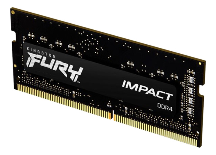 Kingston 16 GB 3200 MHz DDR4 CL20 CL20 SODIMM FURY Impact i gruppen Datautstyr / PC-Komponenter / RAM-minner / DDR4 SoDimm hos TP E-commerce Nordic AB (C16774)