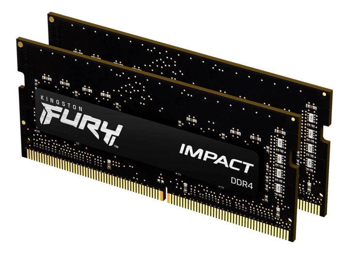 Kingston FURY Impact 32 GB 3200 MHz DDR4 CL20 SODIMM (sett med 2) i gruppen Datautstyr / PC-Komponenter / RAM-minner / DDR4 hos TP E-commerce Nordic AB (C16778)