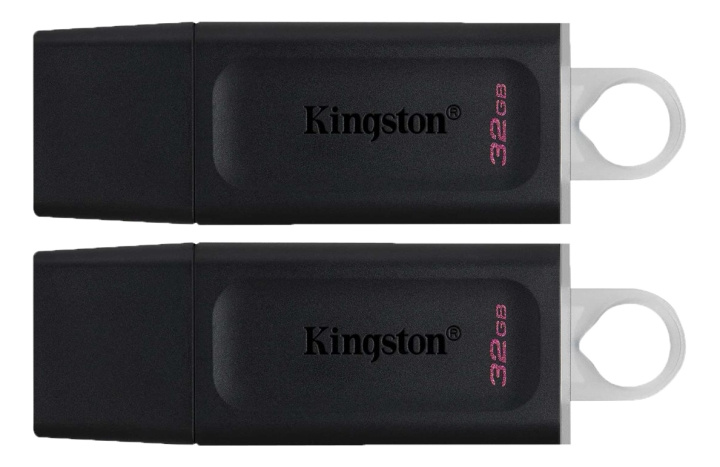 Kingston 32 GB USB3.2 Gen 1 DataTraveler Exodia svart + hvit, 2 stk i gruppen Elektronikk / Lagringsmedia / USB-Pinner / USB 3.2 hos TP E-commerce Nordic AB (C16904)