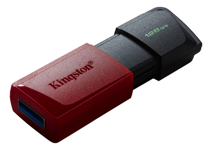 Kingston DataTraveler Exodia M USB-minnepinne, 128 GB, USB 3.2 Gen 1, svart/rød i gruppen Elektronikk / Lagringsmedia / USB-Pinner / USB 3.2 hos TP E-commerce Nordic AB (C16912)