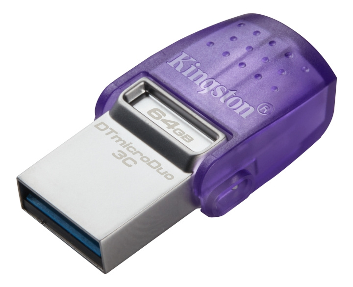 Kingston 64GB DataTraveler microDuo 3C i gruppen Elektronikk / Lagringsmedia / USB-Pinner / USB 3.2 hos TP E-commerce Nordic AB (C16924)