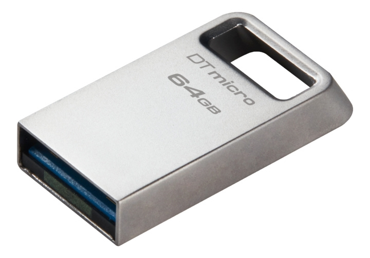 Kingston DataTraveler micro USB-minne, 64 GB, sølv i gruppen Elektronikk / Lagringsmedia / USB-Pinner / USB 3.2 hos TP E-commerce Nordic AB (C16927)