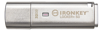 Kingston 32GB IKLP50 AES USB, w/256bit i gruppen Elektronikk / Lagringsmedia / USB-Pinner / USB 3.2 hos TP E-commerce Nordic AB (C16932)