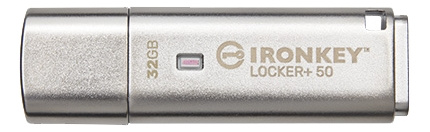 Kingston 32 GB IKLP50 AES USB, m/256 bit i gruppen Elektronikk / Lagringsmedia / USB-Pinner / USB 3.2 hos TP E-commerce Nordic AB (C16932)