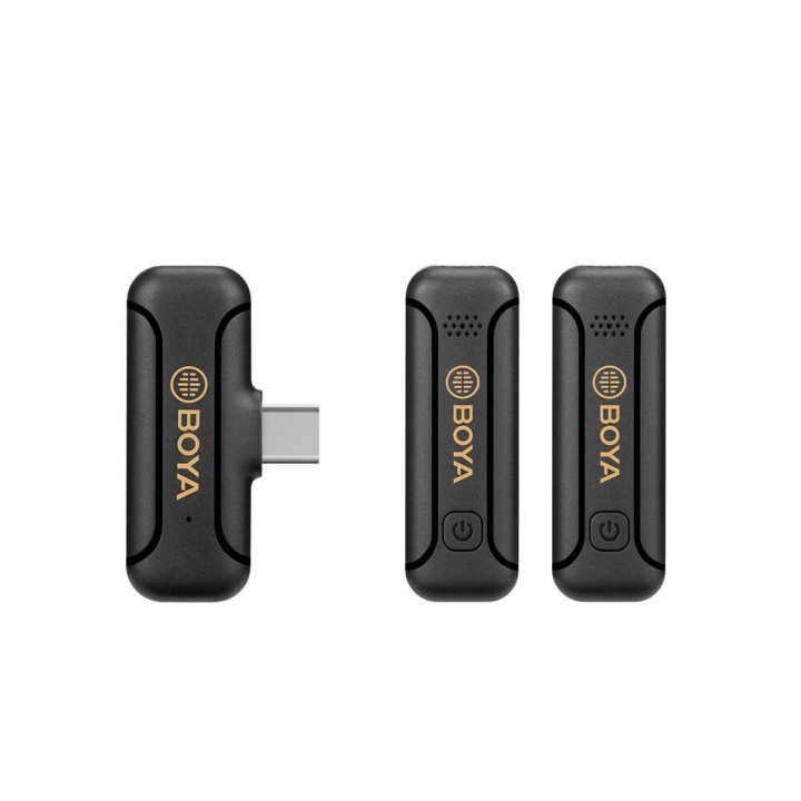 BOYA Trådløst Mikrofonsystem x2 BY-WM3 For USB-C i gruppen Datautstyr / Datamaskin Tilbehør / Mikrofoner hos TP E-commerce Nordic AB (C16995)