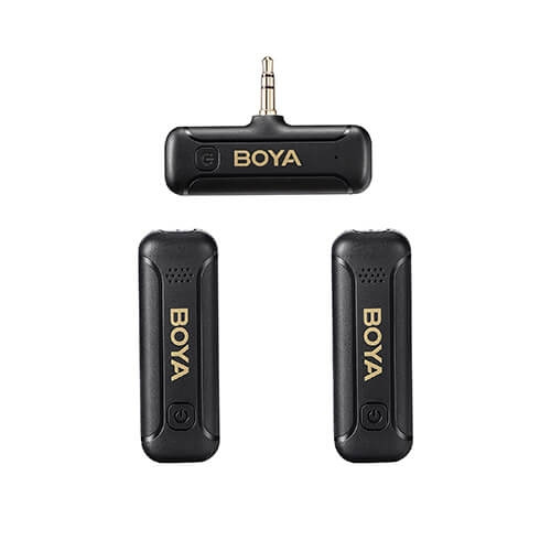 BOYA Trådløs mikrofon x2 BY-WM3T2-M2 3.5 mm TRS i gruppen Datautstyr / Datamaskin Tilbehør / Mikrofoner hos TP E-commerce Nordic AB (C16997)