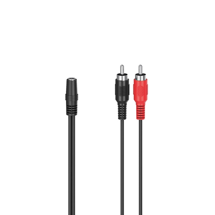 Hama Adapter Audio 2x RCA til 3.5 Stereo i gruppen Elektronikk / Kabler og adaptere / RCA / Adaptere hos TP E-commerce Nordic AB (C17012)