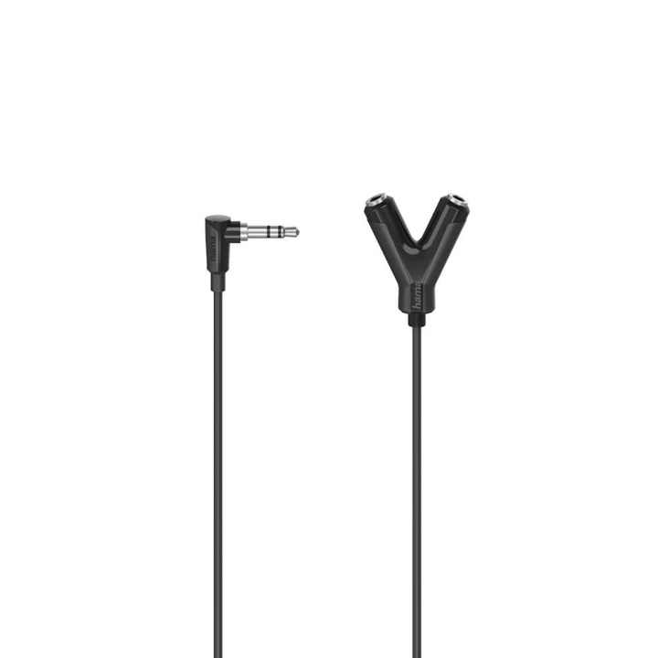 Hama Adapter Audio 3.5 Plug to 2x 3.5 Socket i gruppen Elektronikk / Kabler og adaptere / Lyd analog / Adaptere hos TP E-commerce Nordic AB (C17016)
