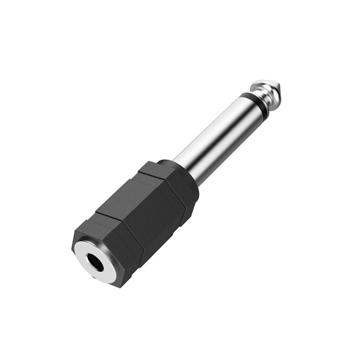 Hama Adapter Audio 3.5 til 6.3 Hunn til Hann Mono i gruppen Elektronikk / Kabler og adaptere / Lyd analog / Adaptere hos TP E-commerce Nordic AB (C17020)