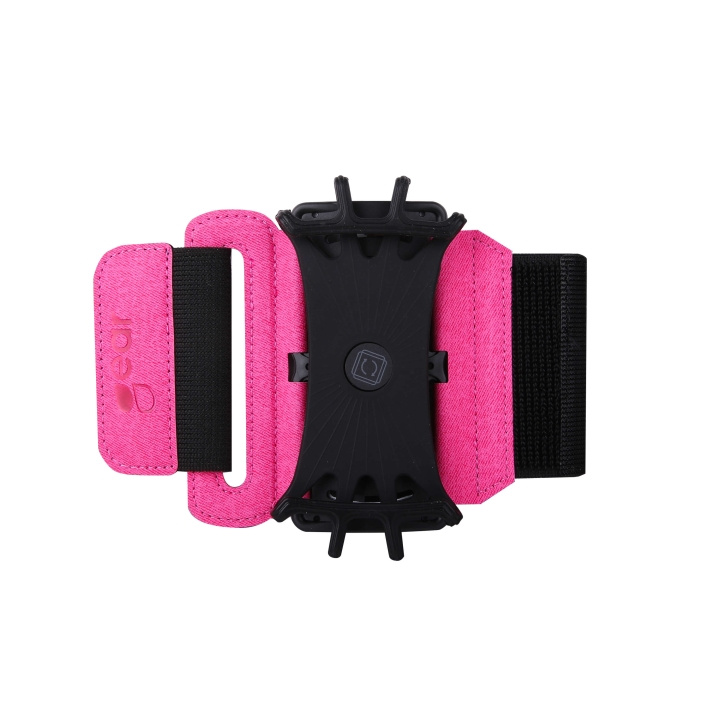 GEAR Sportsarmbånd Premium Universal For Over og Underarm Vridbar holder Rosa i gruppen SMARTTELEFON & NETTBRETT / Trening, hjem og fritid / Sportsarmbånd hos TP E-commerce Nordic AB (C17085)