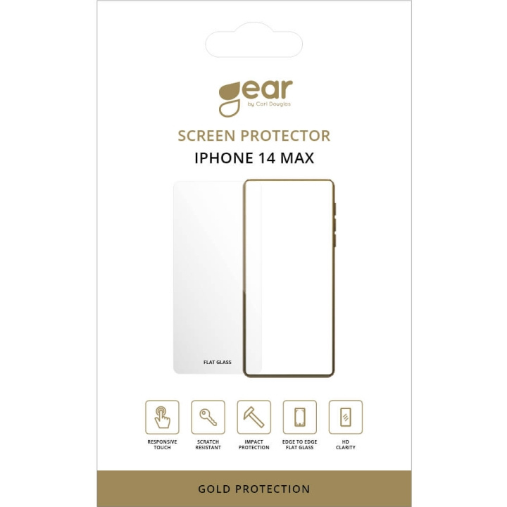 Gear Skjermbeskyttelse 2.5D iPhone 14 Plus i gruppen SMARTTELEFON & NETTBRETT / Mobilbeskyttelse / Apple / iPhone 14 hos TP E-commerce Nordic AB (C17094)
