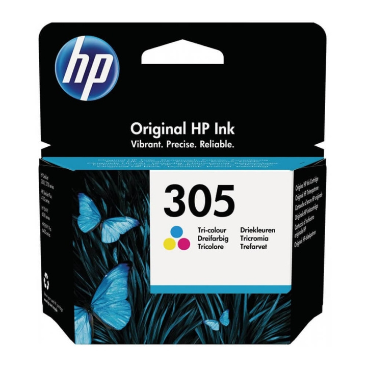 HP Blekk 3YM60AE 305 Tri-colour i gruppen Datautstyr / Skrivere og tilbehør / Blekk og toner / Blekkpatroner / HP hos TP E-commerce Nordic AB (C17259)