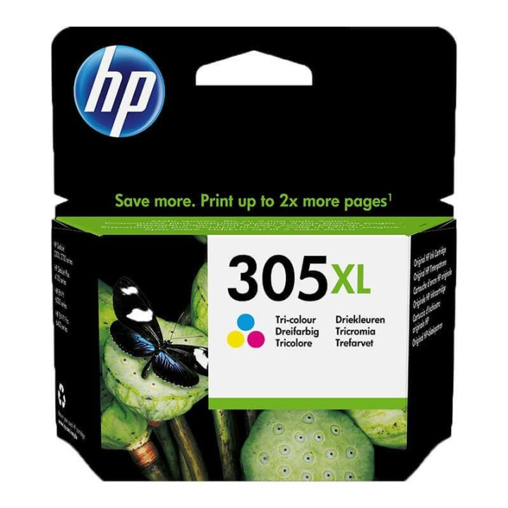 HP Blekk 3YM63AE 305XL Tri-colour i gruppen Datautstyr / Skrivere og tilbehør / Blekk og toner / Blekkpatroner / HP hos TP E-commerce Nordic AB (C17262)