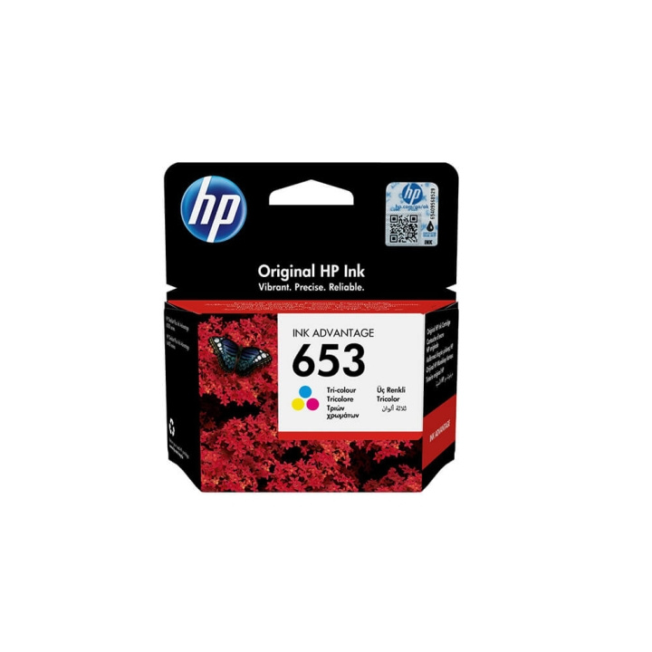 HP Blekk 3YM74AE 653 Tri-colour i gruppen Datautstyr / Skrivere og tilbehør / Blekk og toner / Blekkpatroner / HP hos TP E-commerce Nordic AB (C17264)