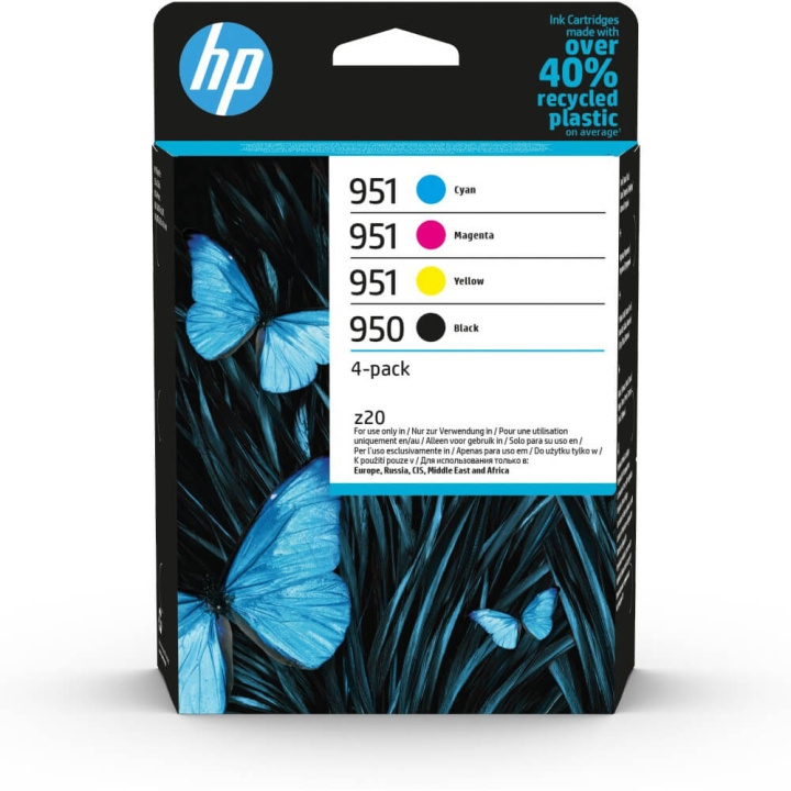 HP Blekk 6ZC65AE 950/951 Multipack i gruppen Datautstyr / Skrivere og tilbehør / Blekk og toner / Blekkpatroner / HP hos TP E-commerce Nordic AB (C17267)