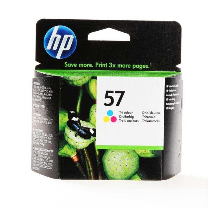 HP Blekk C6657AE 57 Tri-colour i gruppen Datautstyr / Skrivere og tilbehør / Blekk og toner / Blekkpatroner / HP hos TP E-commerce Nordic AB (C17279)