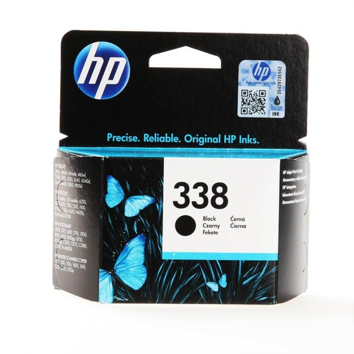 HP Blekk C8765EE 338 Svart i gruppen Datautstyr / Skrivere og tilbehør / Blekk og toner / Blekkpatroner / HP hos TP E-commerce Nordic AB (C17280)