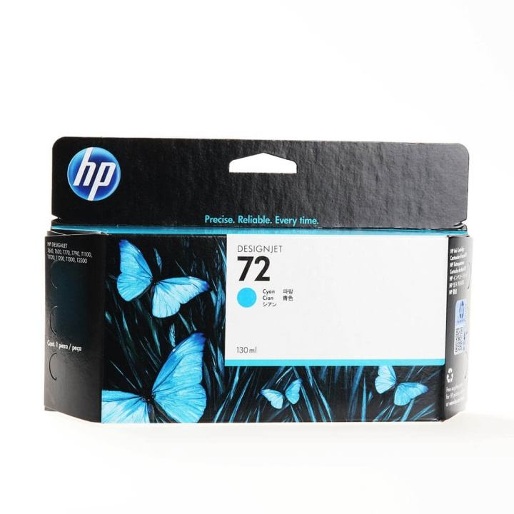 HP Blekk C9371A 72 Cyan i gruppen Datautstyr / Skrivere og tilbehør / Blekk og toner / Blekkpatroner / HP hos TP E-commerce Nordic AB (C17288)