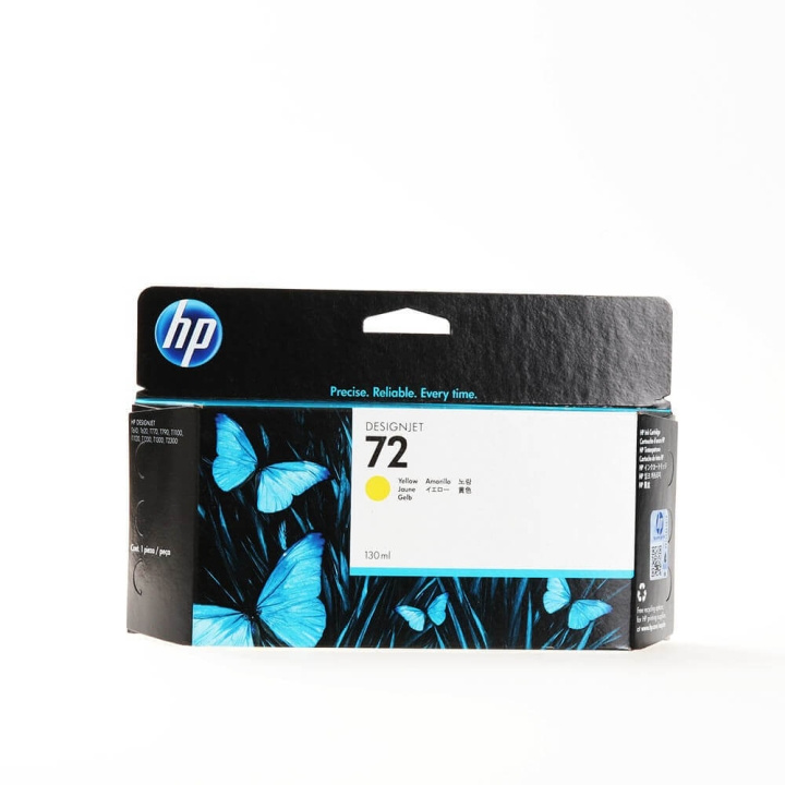 HP Ink C9373A 72 Yellow i gruppen Datautstyr / Skrivere og tilbehør / Blekk og toner / Blekkpatroner / HP hos TP E-commerce Nordic AB (C17290)