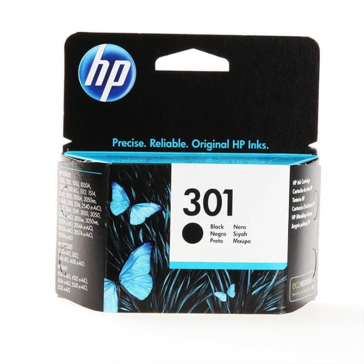 HP Bläck CH561EE 301 Svart i gruppen Datautstyr / Skrivere og tilbehør / Blekk og toner / Blekkpatroner / HP hos TP E-commerce Nordic AB (C17310)