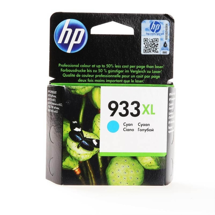 HP Bläck CN054AE 933XL Cyan i gruppen Datautstyr / Skrivere og tilbehør / Blekk og toner / Blekkpatroner / HP hos TP E-commerce Nordic AB (C17324)