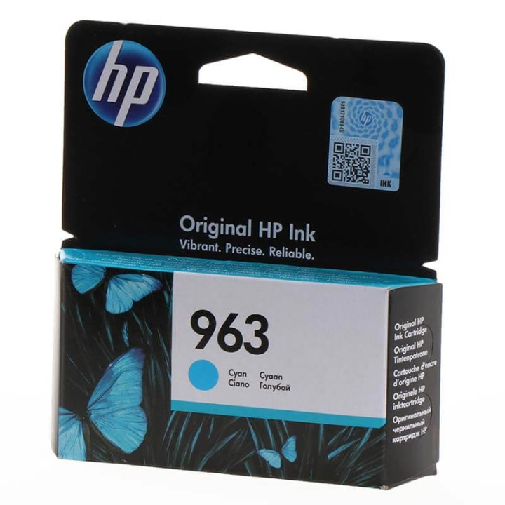 HP Blekk 3JA23AE 963 Cyan i gruppen Datautstyr / Skrivere og tilbehør / Blekk og toner / Blekkpatroner / HP hos TP E-commerce Nordic AB (C17346)