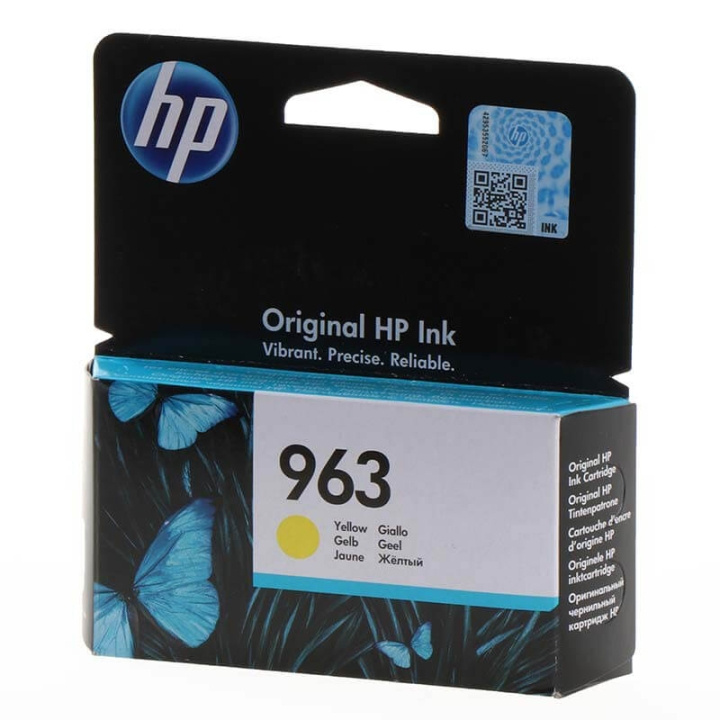 HP Blekk 3JA25AE 963 Gul i gruppen Datautstyr / Skrivere og tilbehør / Blekk og toner / Blekkpatroner / HP hos TP E-commerce Nordic AB (C17348)