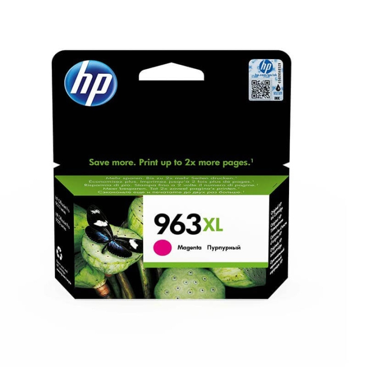 HP Bläck 3JA28AE 963XL Magenta i gruppen Datautstyr / Skrivere og tilbehør / Blekk og toner / Blekkpatroner / HP hos TP E-commerce Nordic AB (C17351)