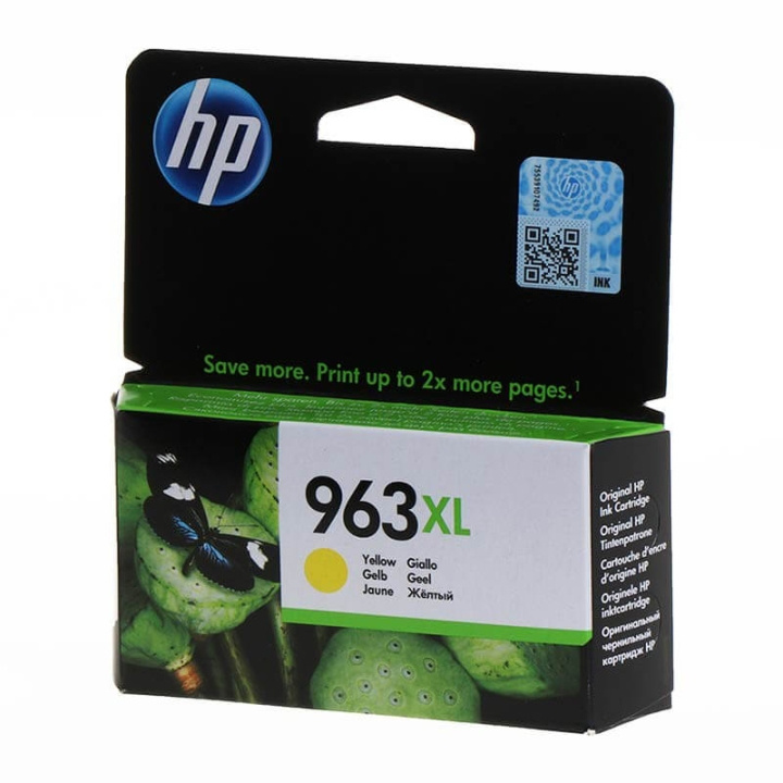 HP Blekk 3JA29AE 963XL Gul i gruppen Datautstyr / Skrivere og tilbehør / Blekk og toner / Blekkpatroner / HP hos TP E-commerce Nordic AB (C17352)