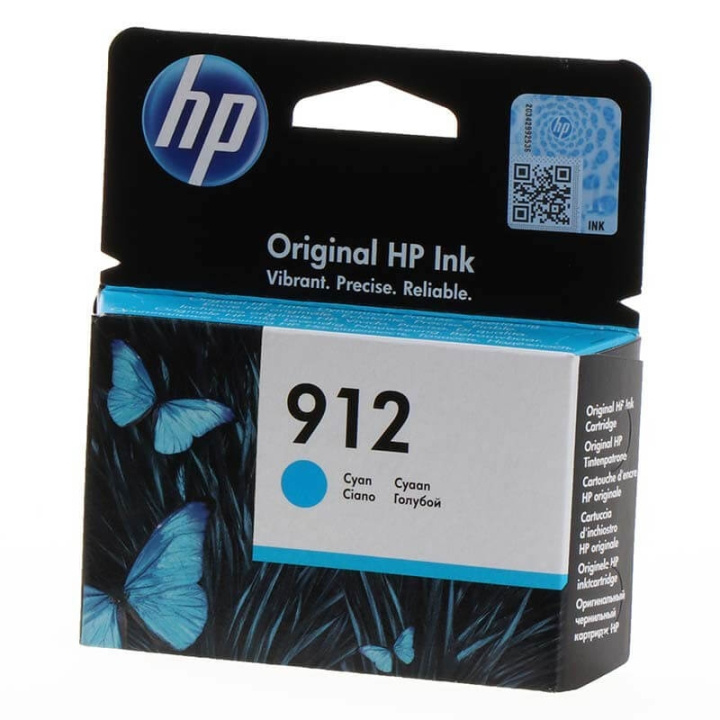 HP Blekk 3YL77AE 912 Cyan i gruppen Datautstyr / Skrivere og tilbehør / Blekk og toner / Blekkpatroner / HP hos TP E-commerce Nordic AB (C17356)