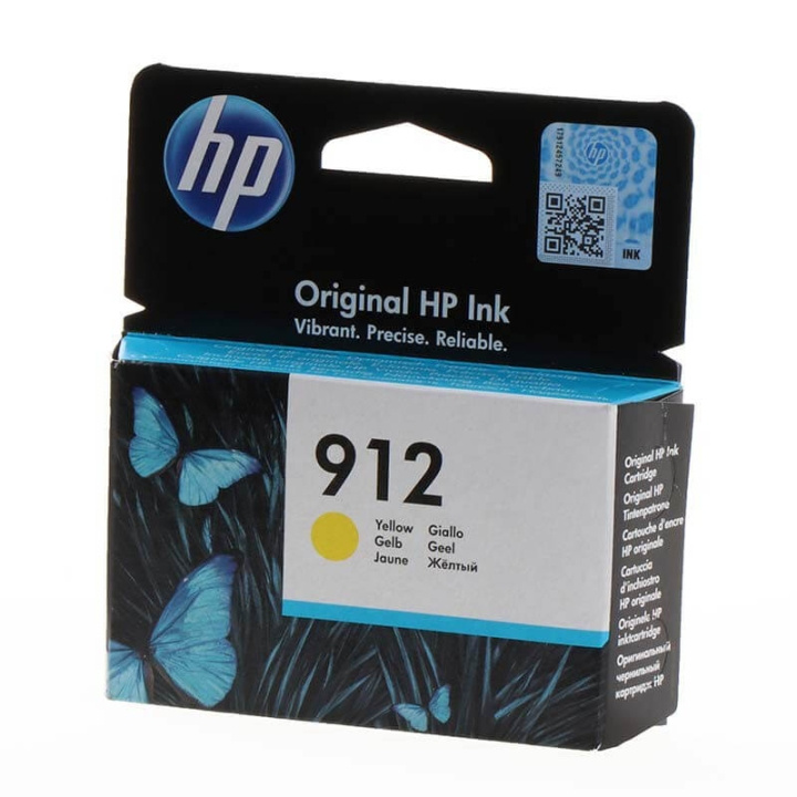 HP Blekk 3YL79AE 912 Gul i gruppen Datautstyr / Skrivere og tilbehør / Blekk og toner / Blekkpatroner / HP hos TP E-commerce Nordic AB (C17358)