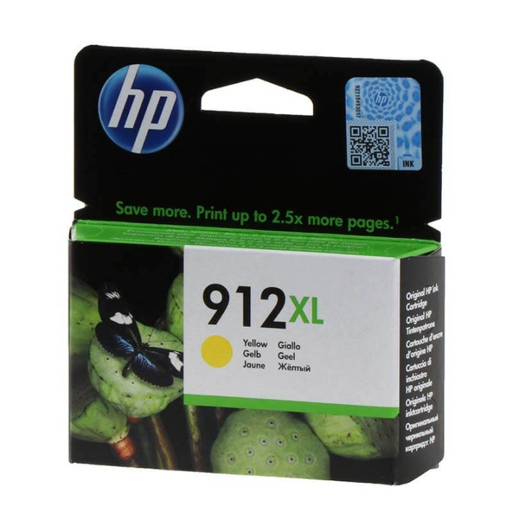 HP Blekk 3YL83AE 912XL Gul i gruppen Datautstyr / Skrivere og tilbehør / Blekk og toner / Blekkpatroner / HP hos TP E-commerce Nordic AB (C17362)