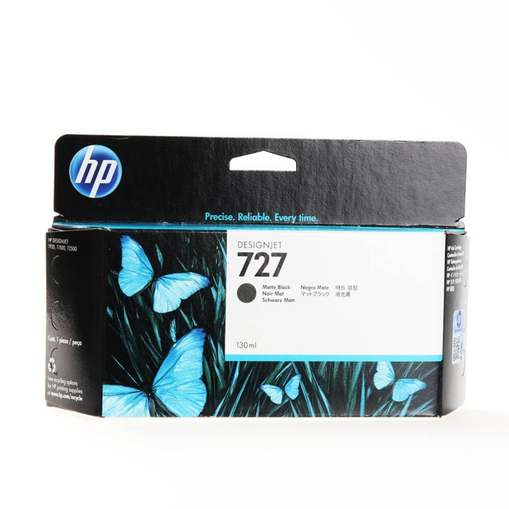 HP Blekk B3P22A 727 Matt Svart 130ml i gruppen Datautstyr / Skrivere og tilbehør / Blekk og toner / Blekkpatroner / HP hos TP E-commerce Nordic AB (C17369)