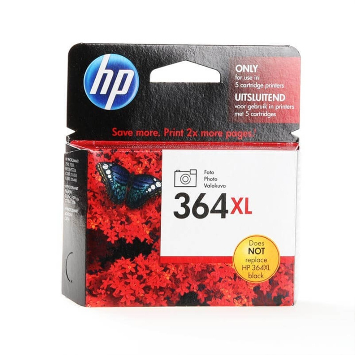 HP Blekk CB322EE 364XL Fotosvart i gruppen Datautstyr / Skrivere og tilbehør / Blekk og toner / Blekkpatroner / HP hos TP E-commerce Nordic AB (C17389)