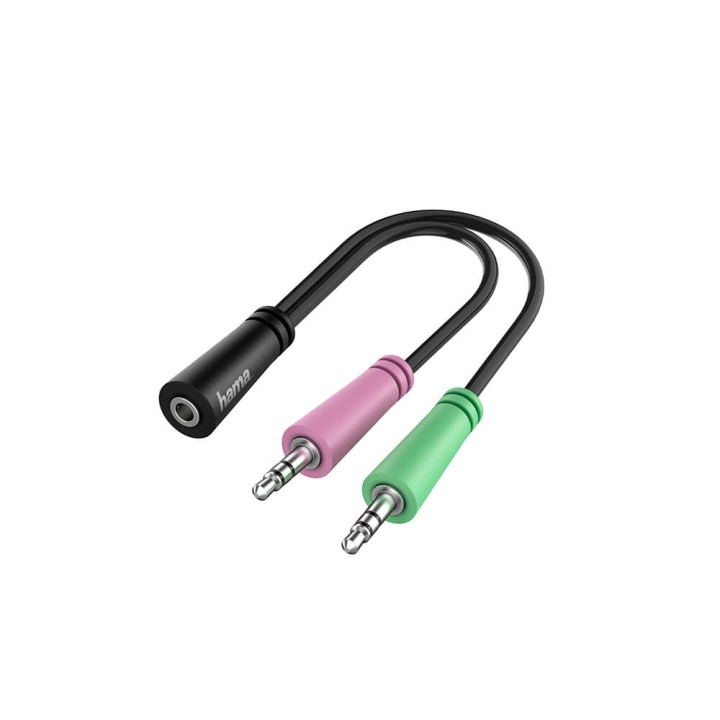 Hama Adapter Audio 3.5 Hunn til 2x 3.5 Hann i gruppen Elektronikk / Kabler og adaptere / Lyd analog / Adaptere hos TP E-commerce Nordic AB (C17469)