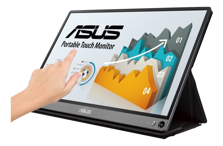 Asus ZenScreen Touch MB16AMT - LCD-skjerm - 15,6