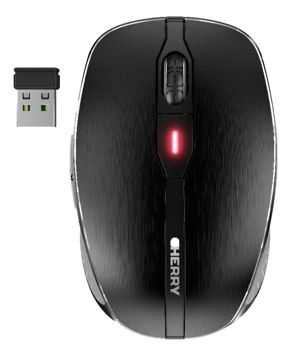Cherry MW 8 Advanced trådløs mus, 3200 dpi, Bluetooth, svart i gruppen Datautstyr / Mus & Tastatur / Mus / Trådløs hos TP E-commerce Nordic AB (C17548)
