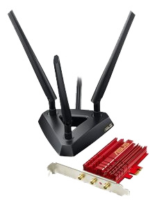 ASUS Wireless 802.11ac 3*3 Dual-band PCI-E card i gruppen Datautstyr / Nettverk / Nettverkskort / PCI Express trådløse hos TP E-commerce Nordic AB (C17565)
