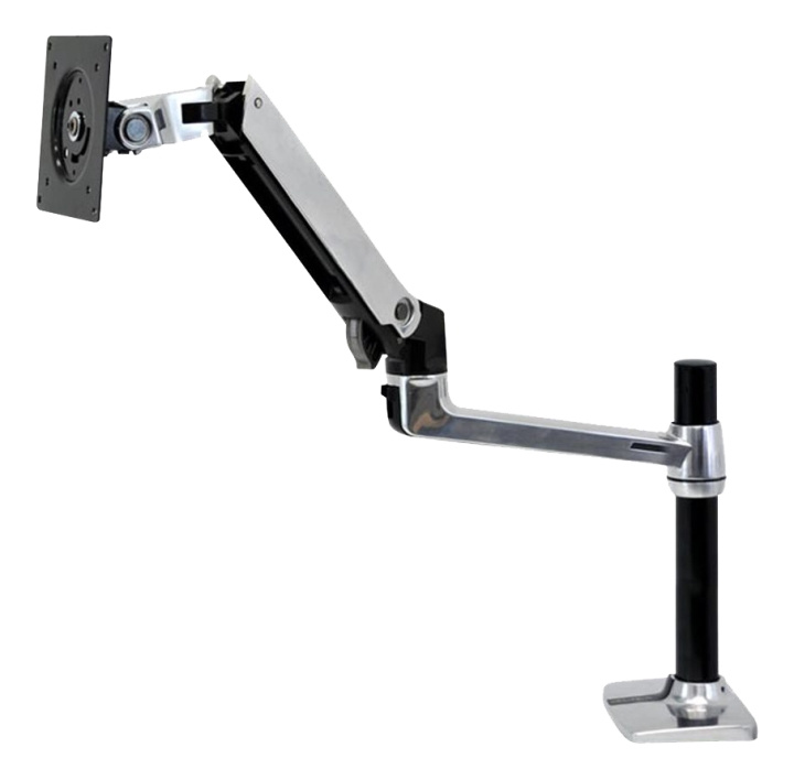 Ergotron LX Desk Monitor Arm, Tall Pole (polished aluminum) i gruppen Datautstyr / Dataskjerm / Skjermarmer og fester hos TP E-commerce Nordic AB (C17636)