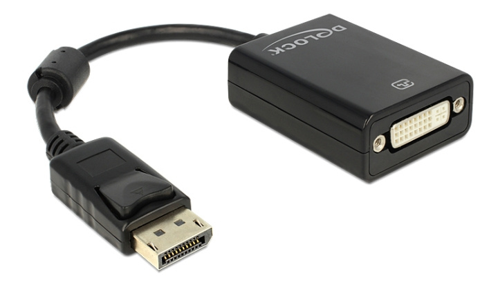 Delock Adapter Displayport 1.1 male > DVI female Passive black i gruppen Datautstyr / Kabler og adaptere / DisplayPort / Adaptere hos TP E-commerce Nordic AB (C17647)