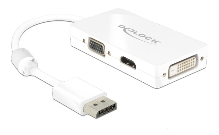 DeLOCK Adapter DisplayPort 1.1 hann > VGA/HDMI/DVI hunn Passiv i gruppen Datautstyr / Kabler og adaptere / DisplayPort / Adaptere hos TP E-commerce Nordic AB (C17653)