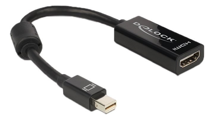 Delock Adapter mini Displayport 1.1 male > HDMI female Passive black i gruppen Datautstyr / Kabler og adaptere / DisplayPort / Adaptere hos TP E-commerce Nordic AB (C17657)