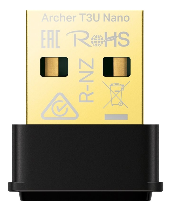 tplink AC1300 Mini Dual Band Wi-Fi USB-adapter med to bånd i gruppen Datautstyr / Nettverk / Nettverkskort / USB Trådløs hos TP E-commerce Nordic AB (C17698)