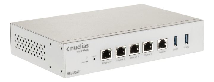 dlink DBG-2000 Nuclias Cloud SD-WAN Security Gateway, sølv i gruppen Datautstyr / Nettverk / Switcher hos TP E-commerce Nordic AB (C17710)