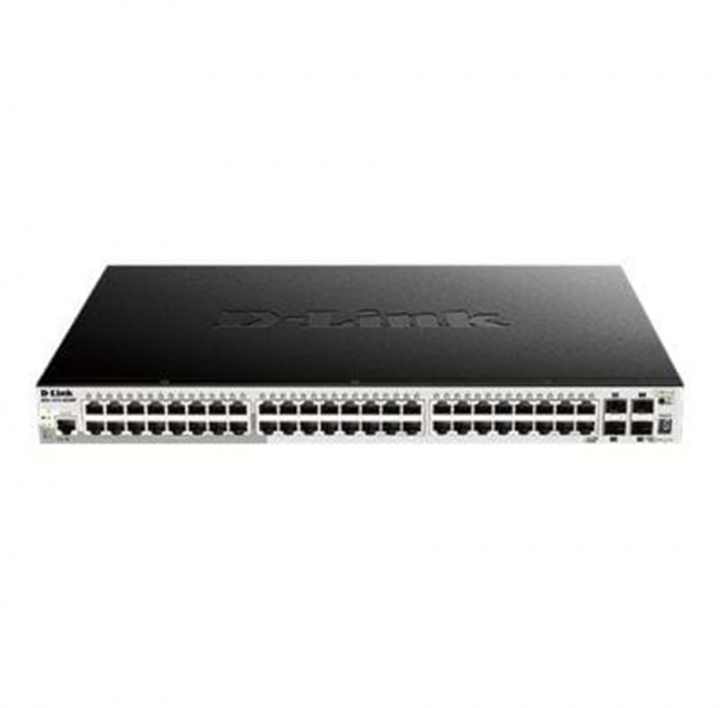 D-Link 52-Port Gigabit Stackable POE Smart Managed Switch including 4 i gruppen Datautstyr / Nettverk / Switcher / 10GbE hos TP E-commerce Nordic AB (C17795)