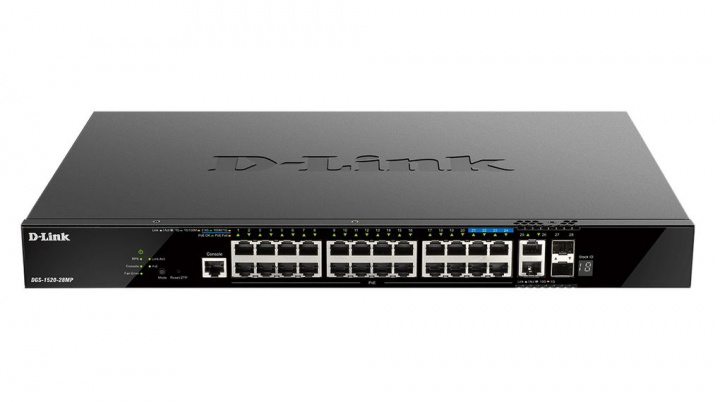 D-Link 20 ports GE PoE +4 ports 2.5 GE PoE +2 10GE ports +2 SFP i gruppen Datautstyr / Nettverk / Switcher / 10/100/1000Mbps hos TP E-commerce Nordic AB (C17796)