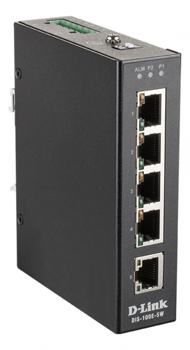 dlink 5-port ustyrt svitsj med 5 x 10/100 BaseT(X)-porter i gruppen Datautstyr / Nettverk / Switcher hos TP E-commerce Nordic AB (C17813)